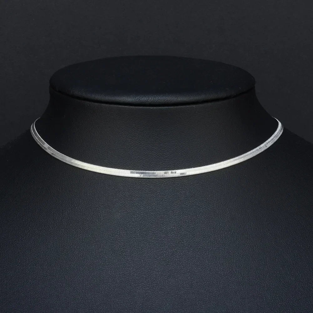 Velmos - platt kedja choker
