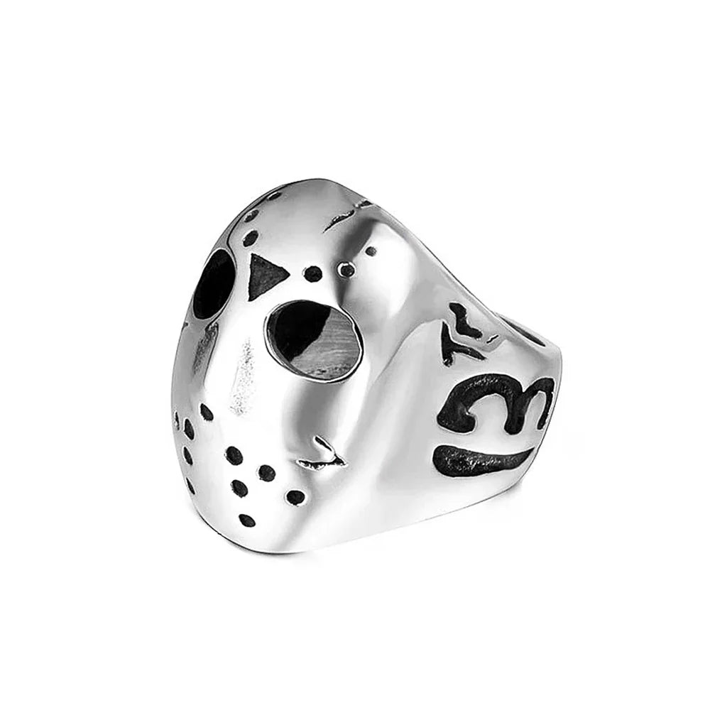 Jason-mask gotisk ring