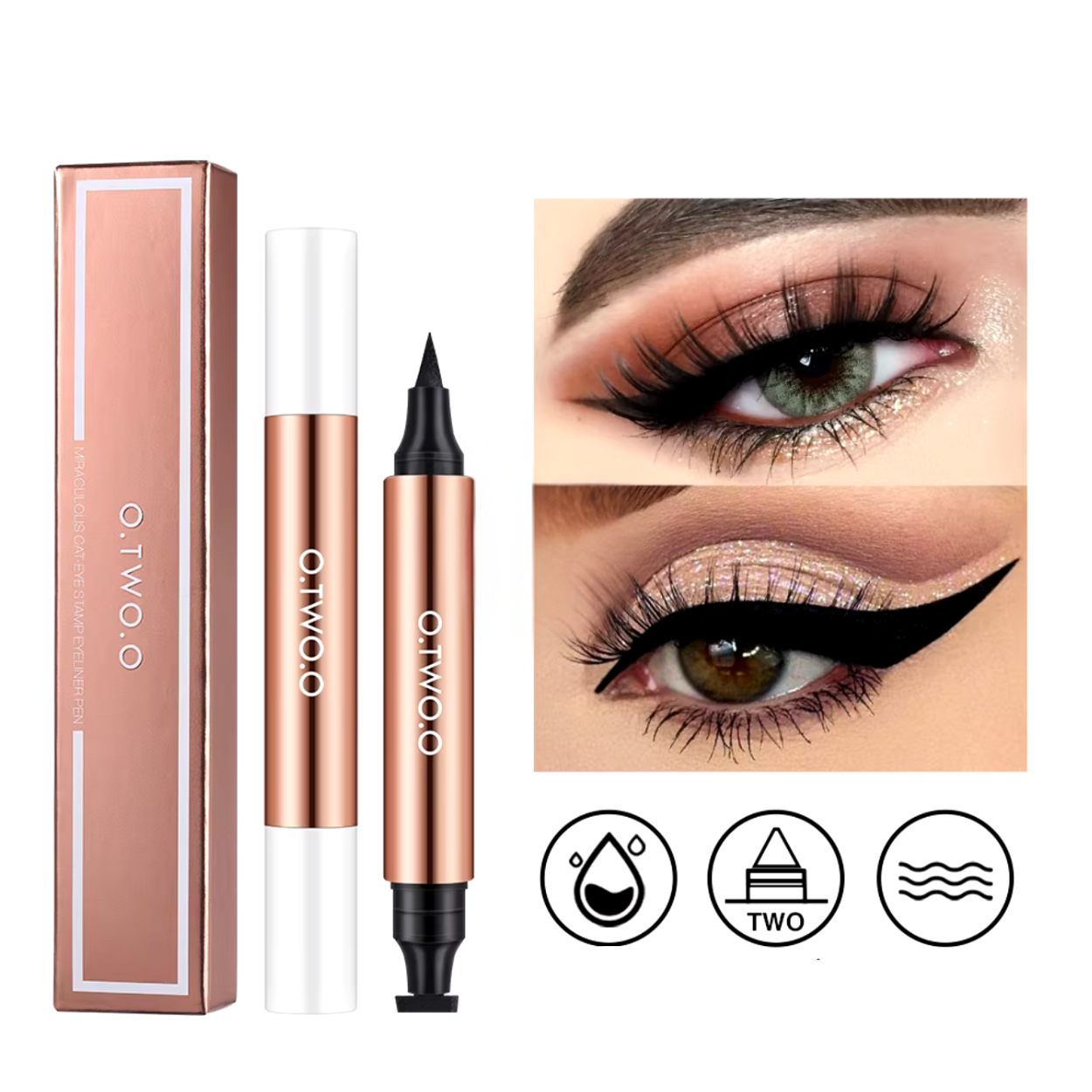 Eyeliner-stämpel | Vattenfast och snabbtorkande!