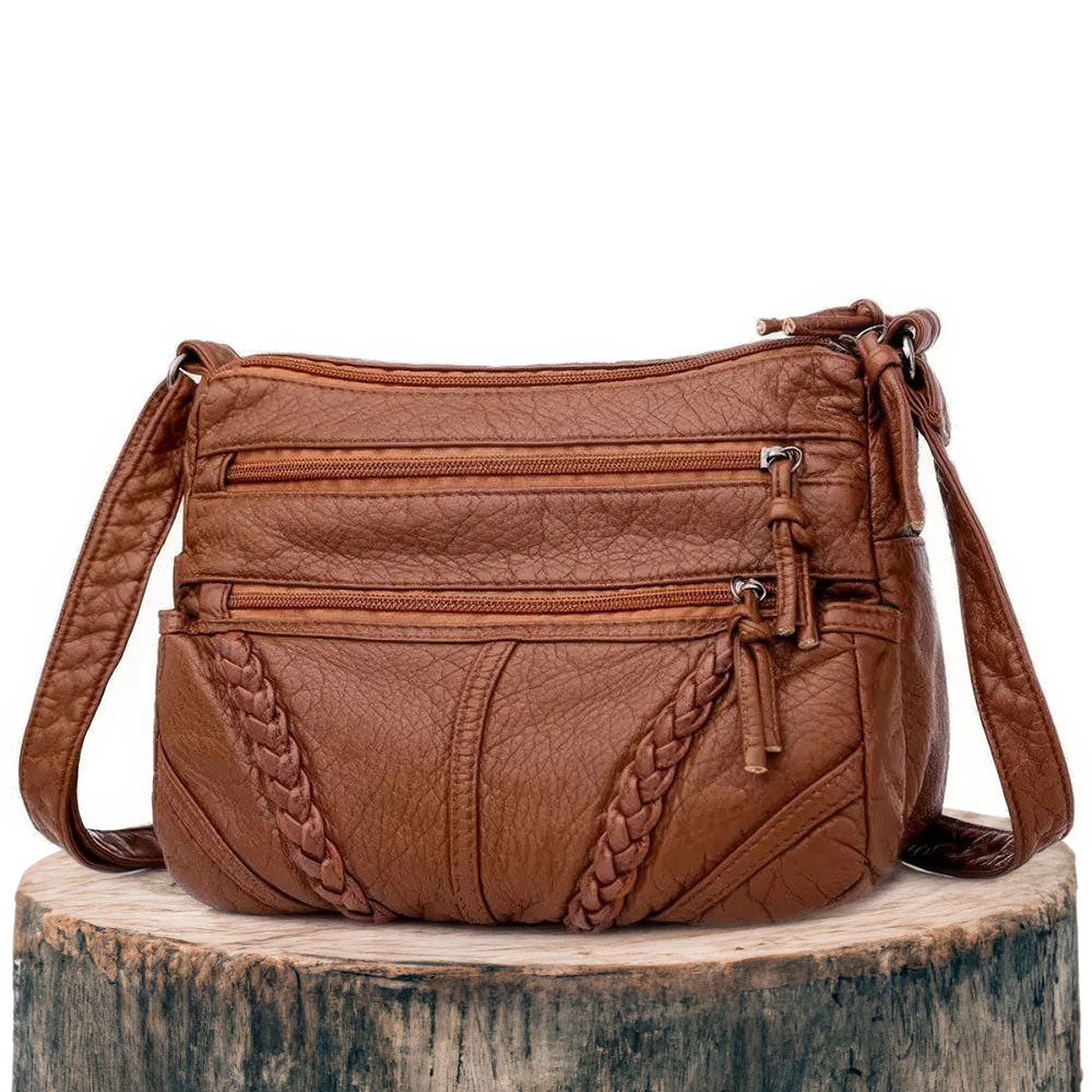 Velmos - Veganskt läder crossbody-axelväska