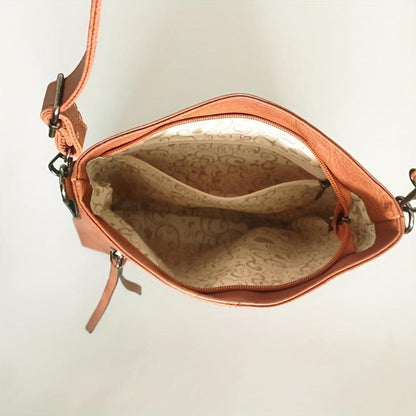 Velmos - veganskt läder smal crossbody-väska