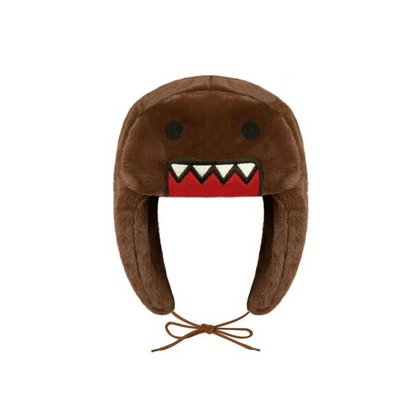 Mysig plysch-ushanka-hatt