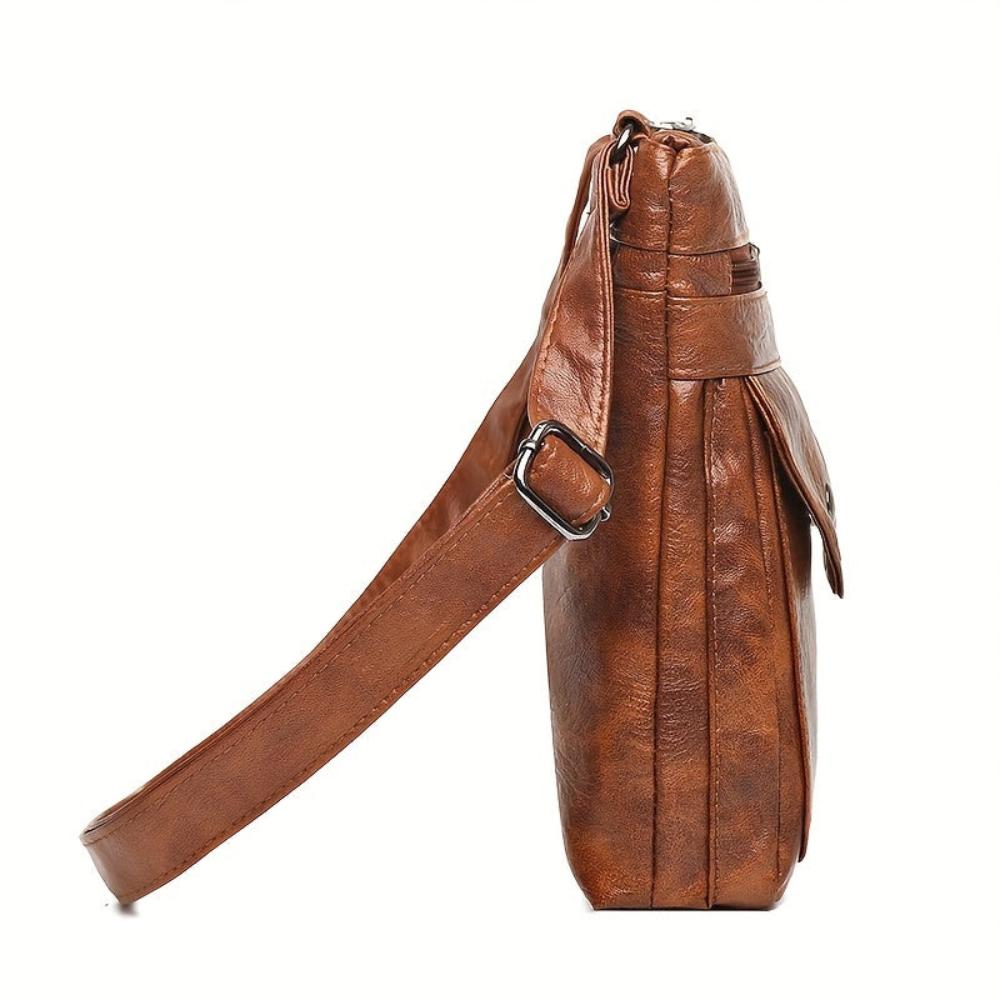 Velmos - veganskt läder crossbody-axelväska