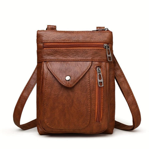 Velmos - veganskt läder crossbody-axelväska