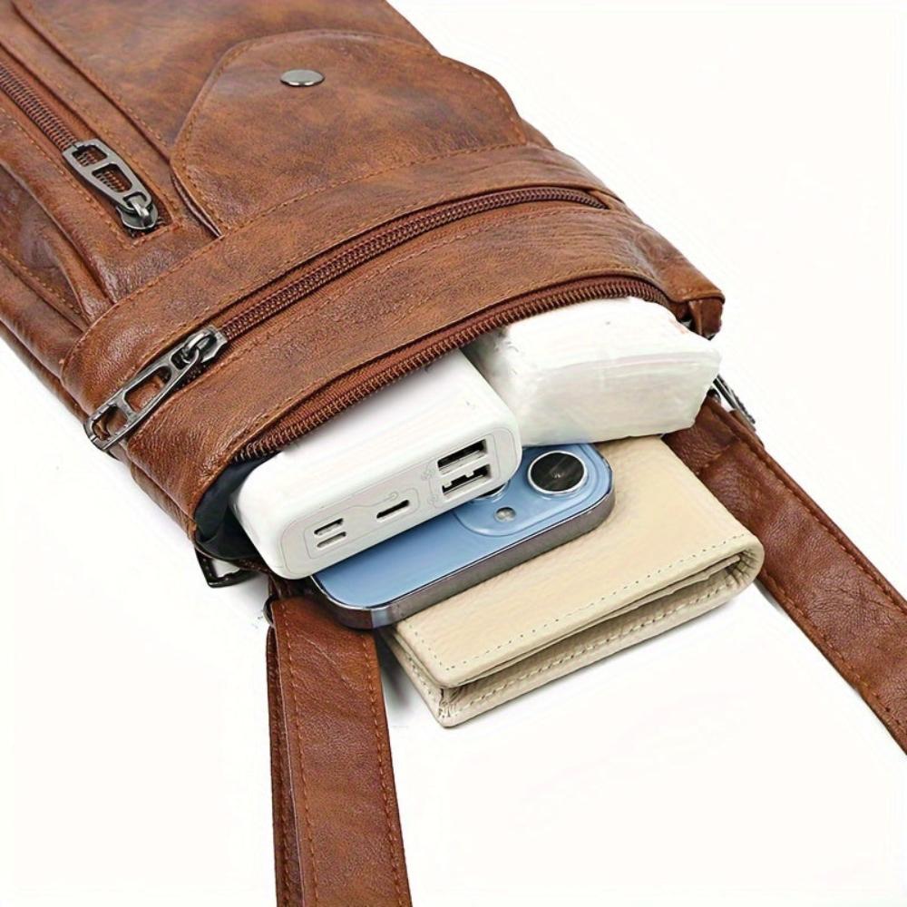 Velmos - veganskt läder crossbody-axelväska