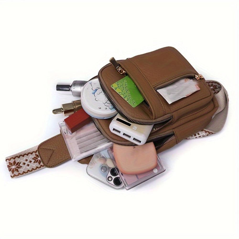 Velmos - Veganskt läder slingväska över axeln