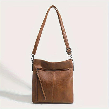 Velmos - veganskt läder smal crossbody-väska