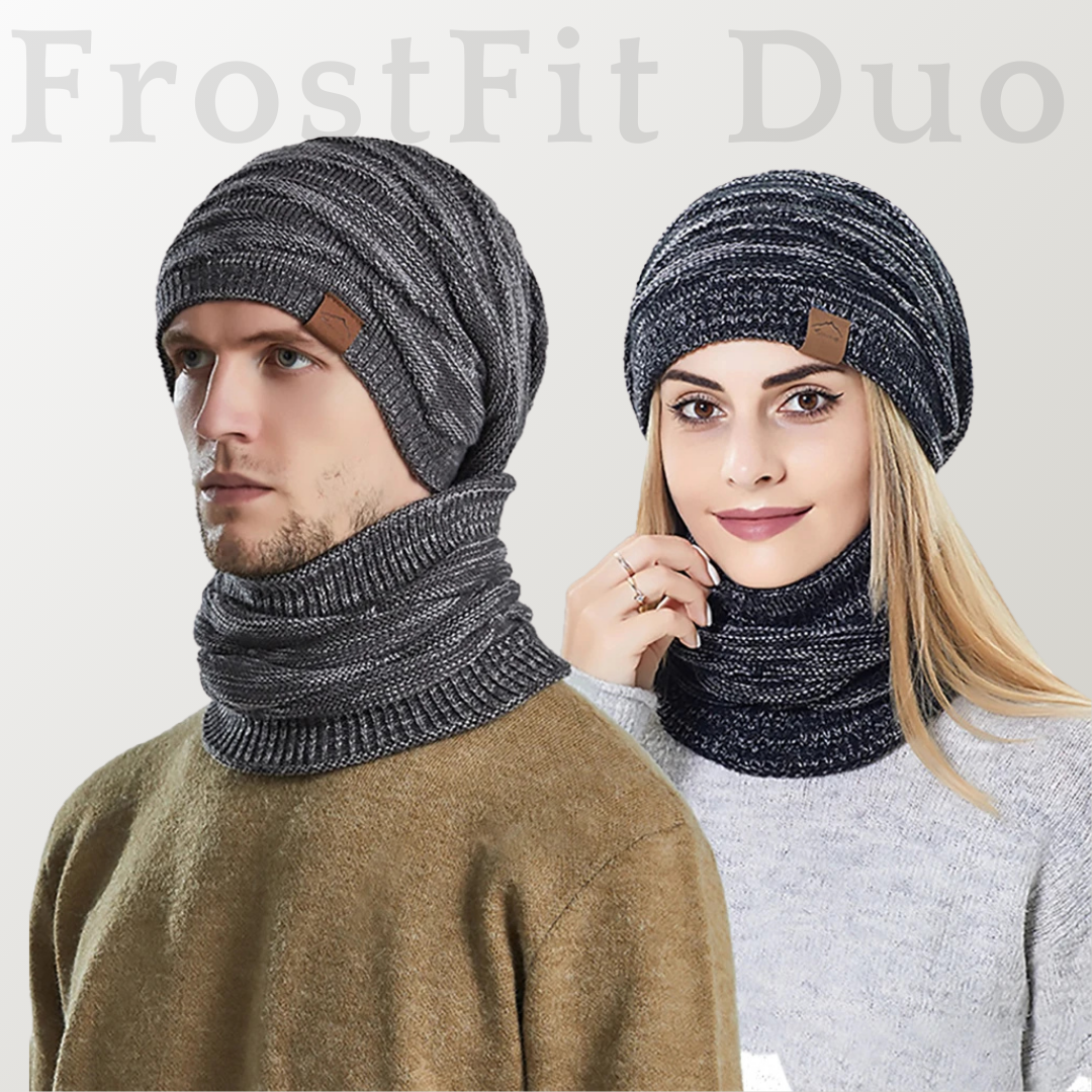 FrostFit Duo – Termisk vintermössa och halsduk set - unisex