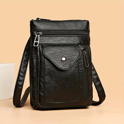 Velmos - veganskt läder crossbody-axelväska