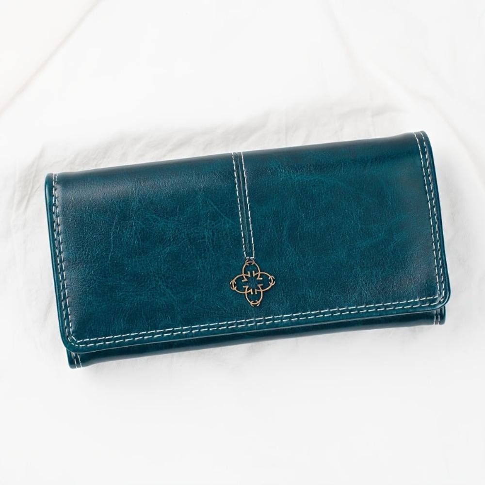 Sandra - Läder bifold plånbok