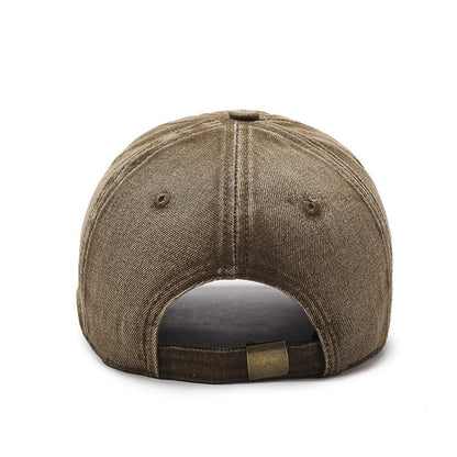 Retro vingar denim basebollkeps
