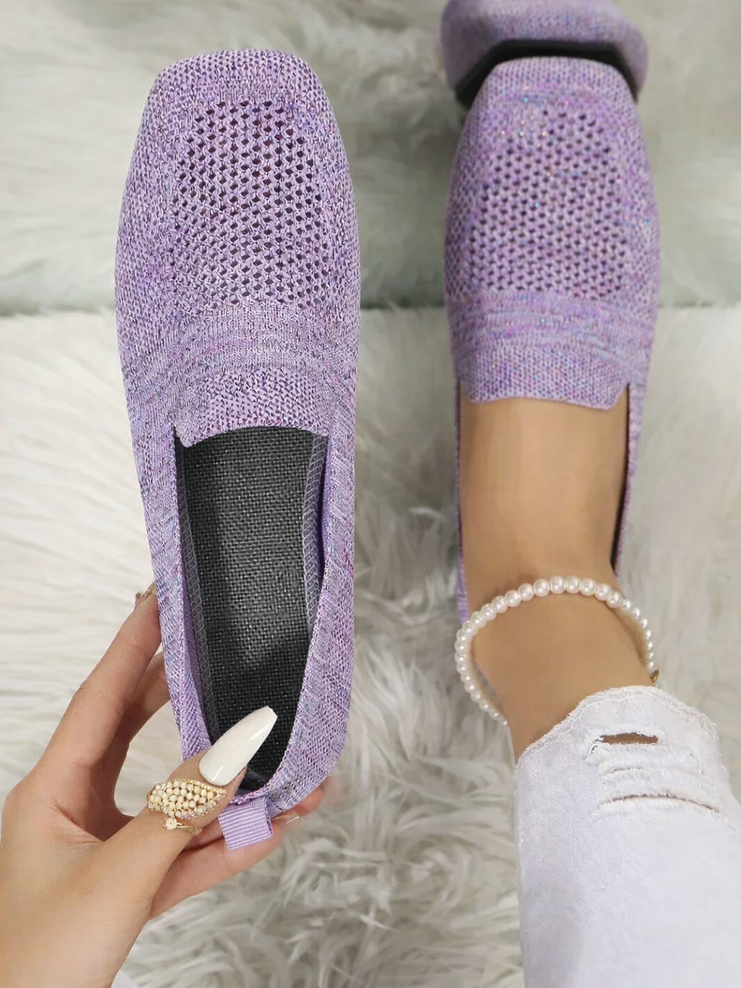 Lisa - slip-on ballerinaskor