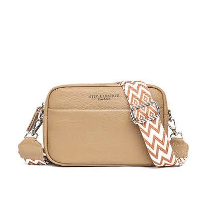 Caliara - kornat läder crossbodyväska