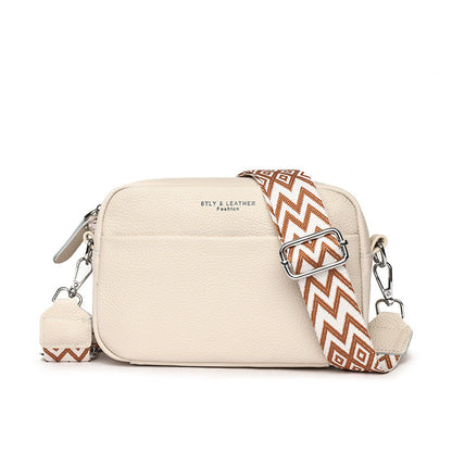 Caliara - kornat läder crossbodyväska