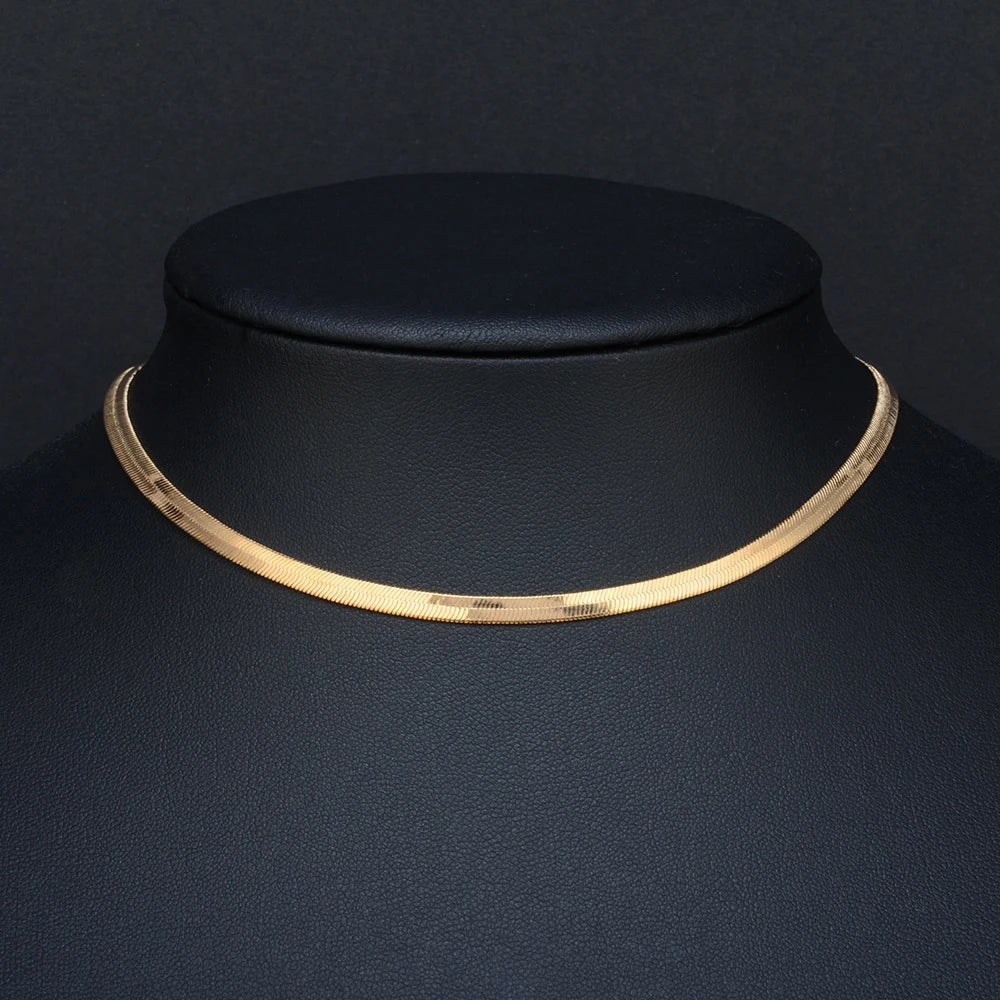Velmos - platt kedja choker