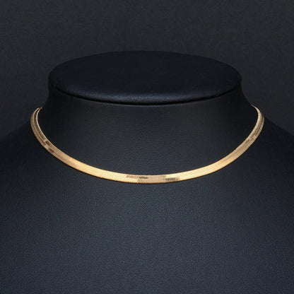 Velmos - platt kedja choker