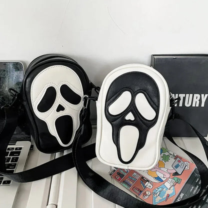 Scream läder crossbody-väska