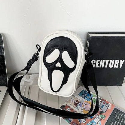 Scream läder crossbody-väska