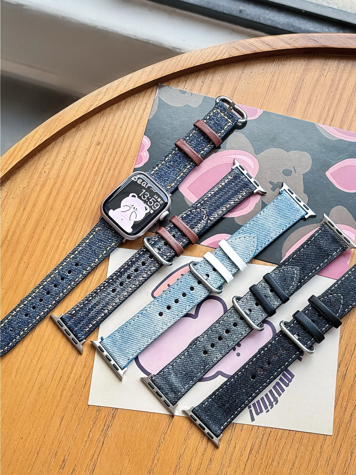 Denim Debut Apple Watch-klockarmband