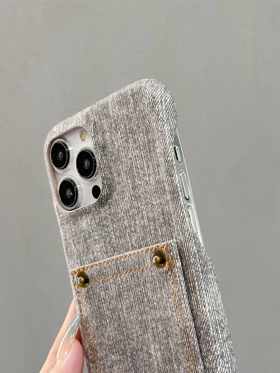 iPhone-skal tillverkat av indigodenim