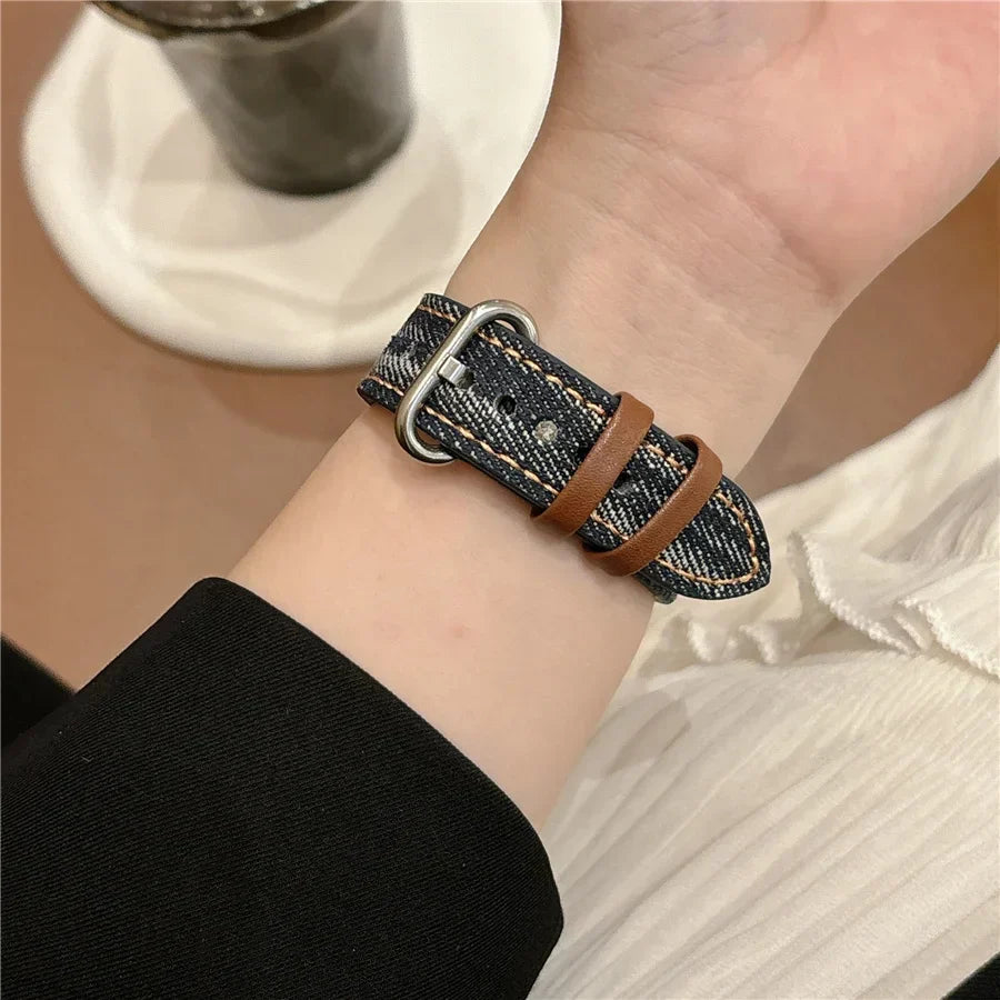 Denim Debut Apple Watch-klockarmband