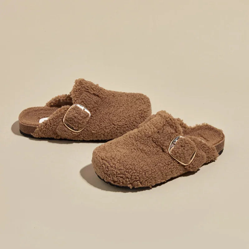 Alpin ull fuzziga tofflor