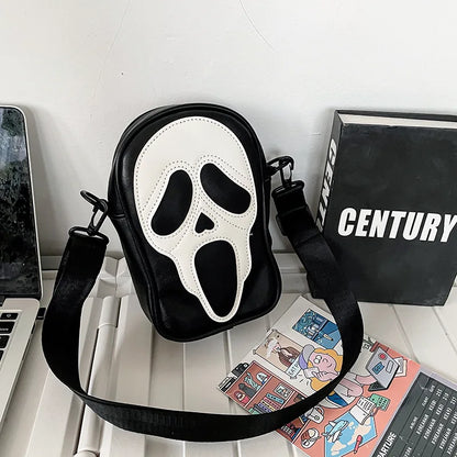 Scream läder crossbody-väska