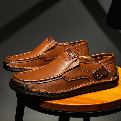 Rowan handgjorda läderloafers