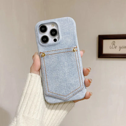 iPhone-skal tillverkat av indigodenim