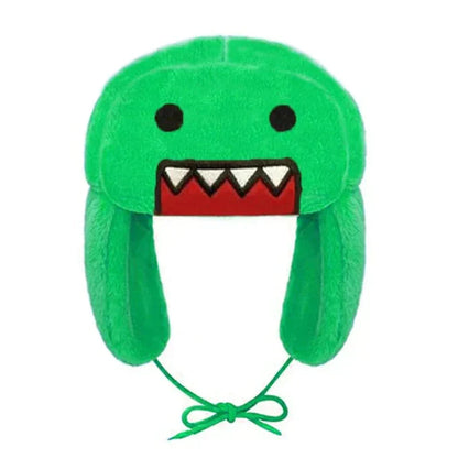 Mysig plysch-ushanka-hatt