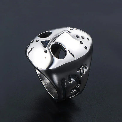 Jason-mask gotisk ring