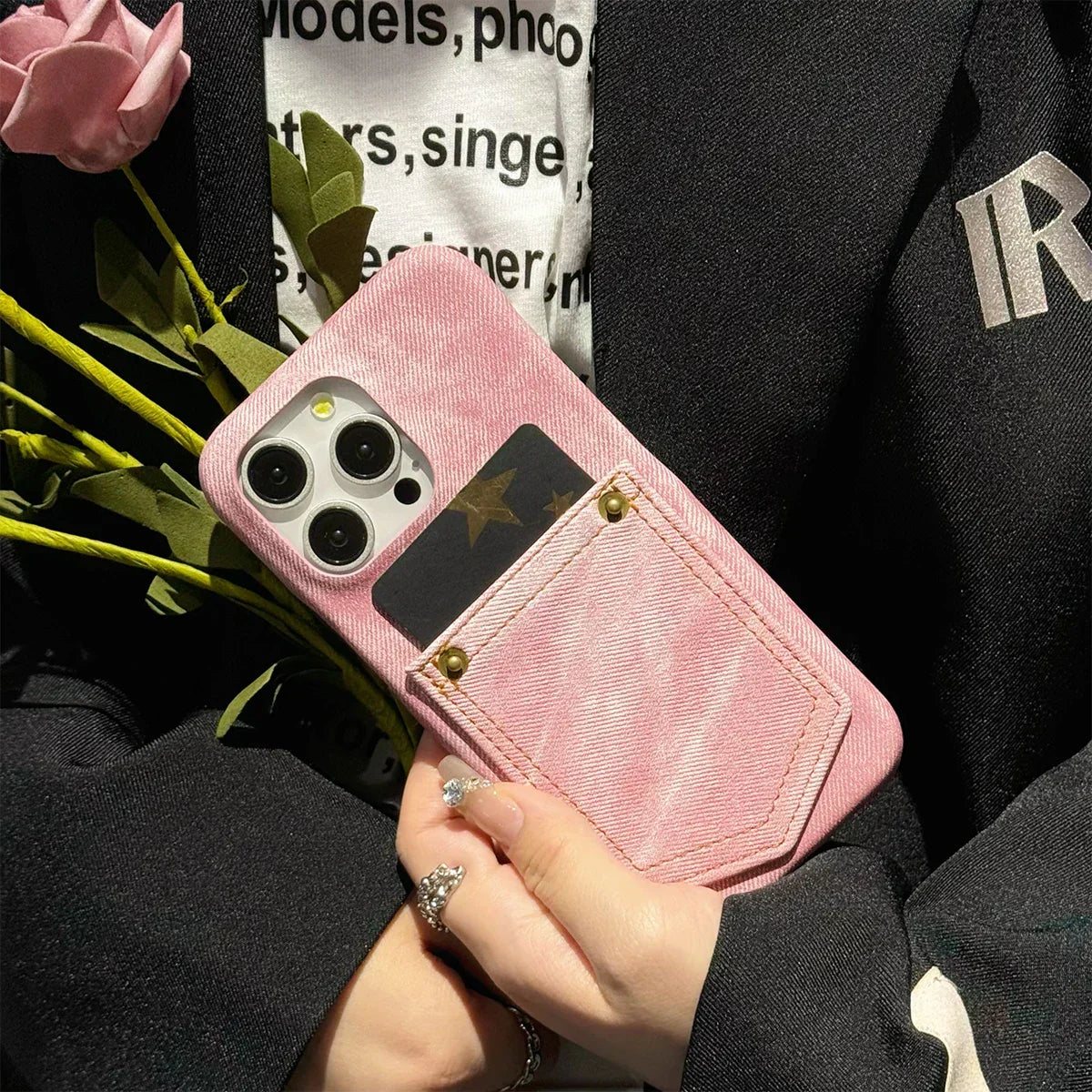 iPhone-skal tillverkat av indigodenim