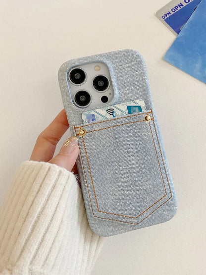 iPhone-skal tillverkat av indigodenim