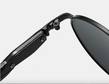 Darven Retro Metallrunda Solglasögon