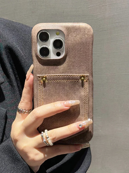 iPhone-skal tillverkat av indigodenim
