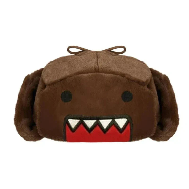Mysig plysch-ushanka-hatt