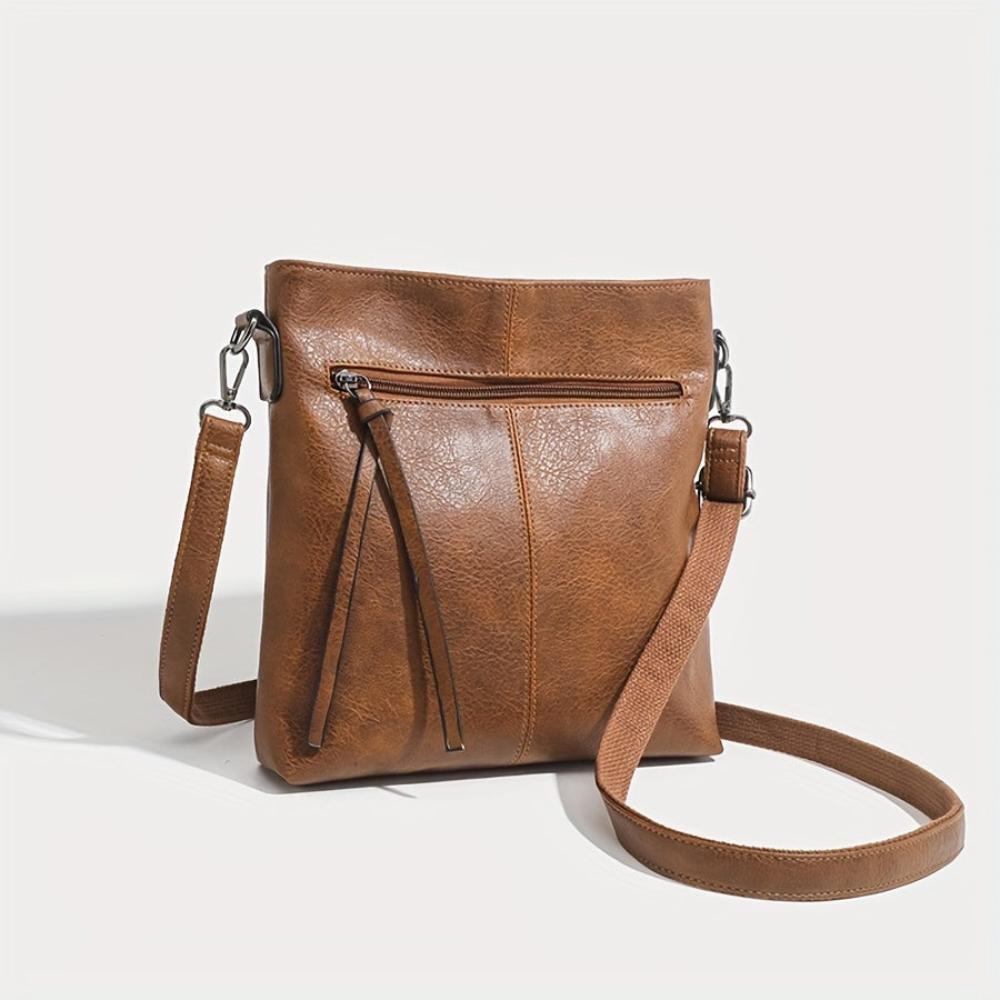 Velmos - veganskt läder smal crossbody-väska