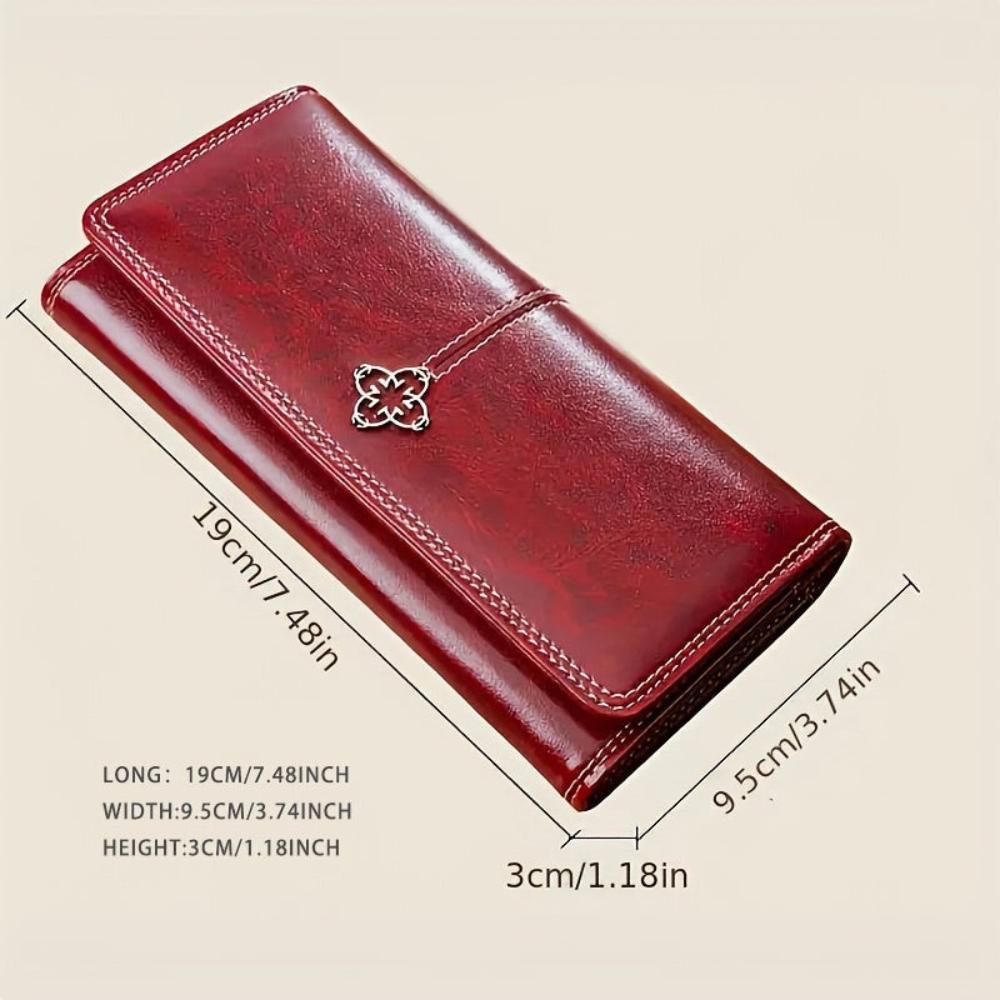 Sandra - Läder bifold plånbok
