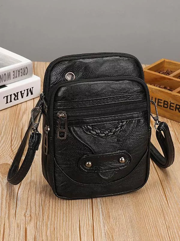 Beth - Veganskt läder Crossbody-telefonväska