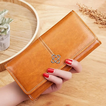 Sandra - Läder bifold plånbok