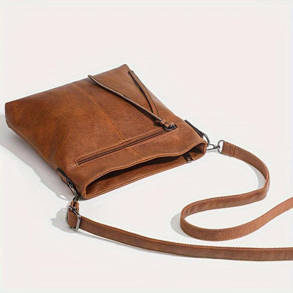 Velmos - veganskt läder smal crossbody-väska