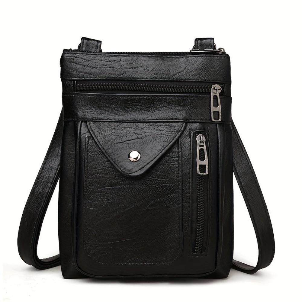 Velmos - veganskt läder crossbody-axelväska