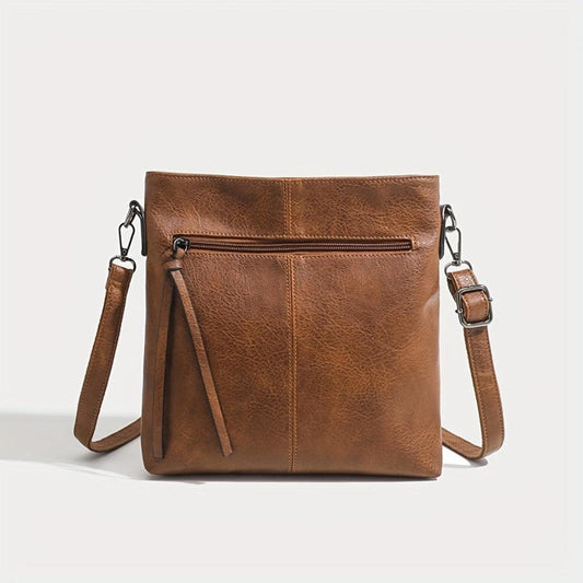 Velmos - veganskt läder smal crossbody-väska