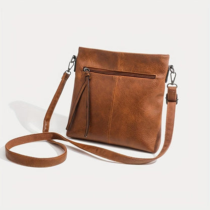 Velmos - veganskt läder smal crossbody-väska